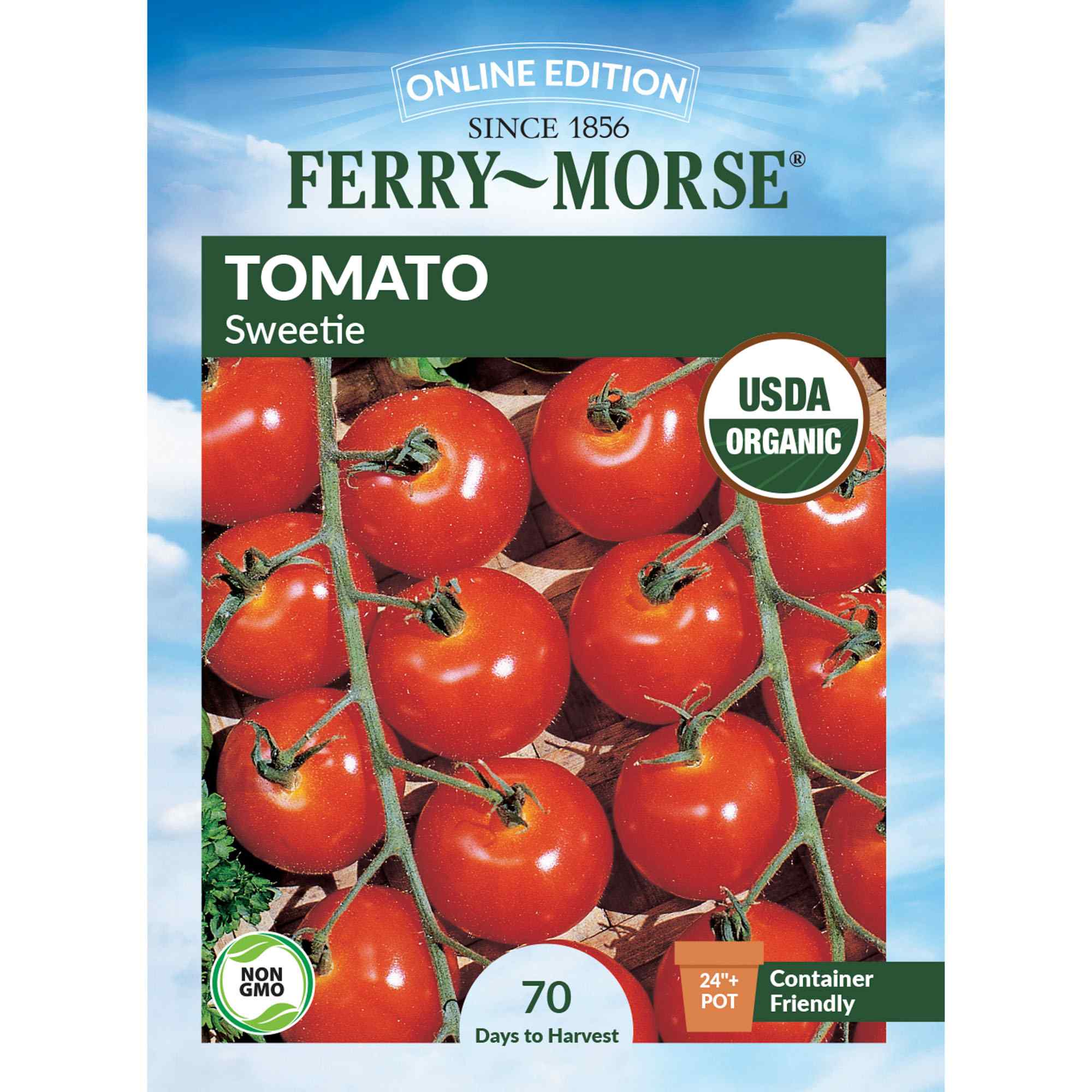 Ferry-Morse tomato sweetie seed packet